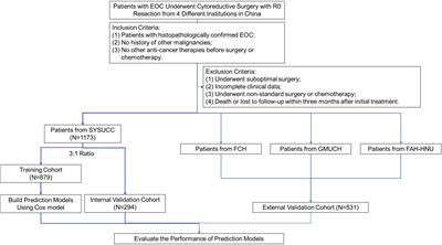 Development and External Validation of a Novel Model for Predicting Postsurgical Recurrence and Overall Survival After Cytoreductive R0 Resection of Epithelial Ovarian Cancer